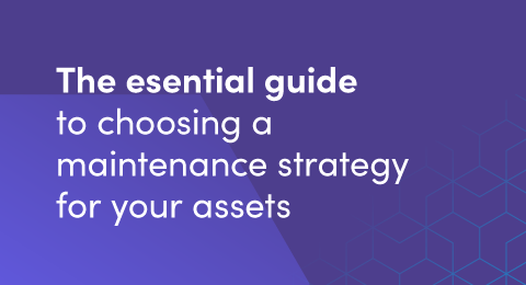 The essential guide to choosing a maintenance strategy for your assets graphic