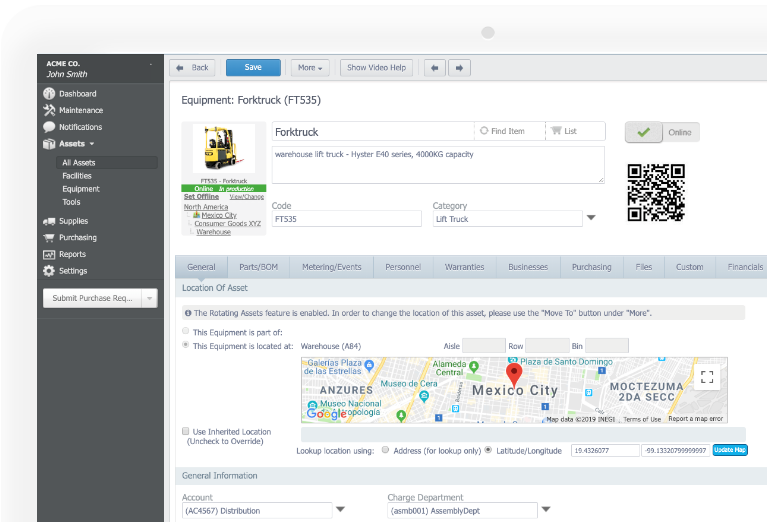 Track and optimize dashboard