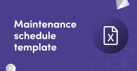 Maintenance schedule template