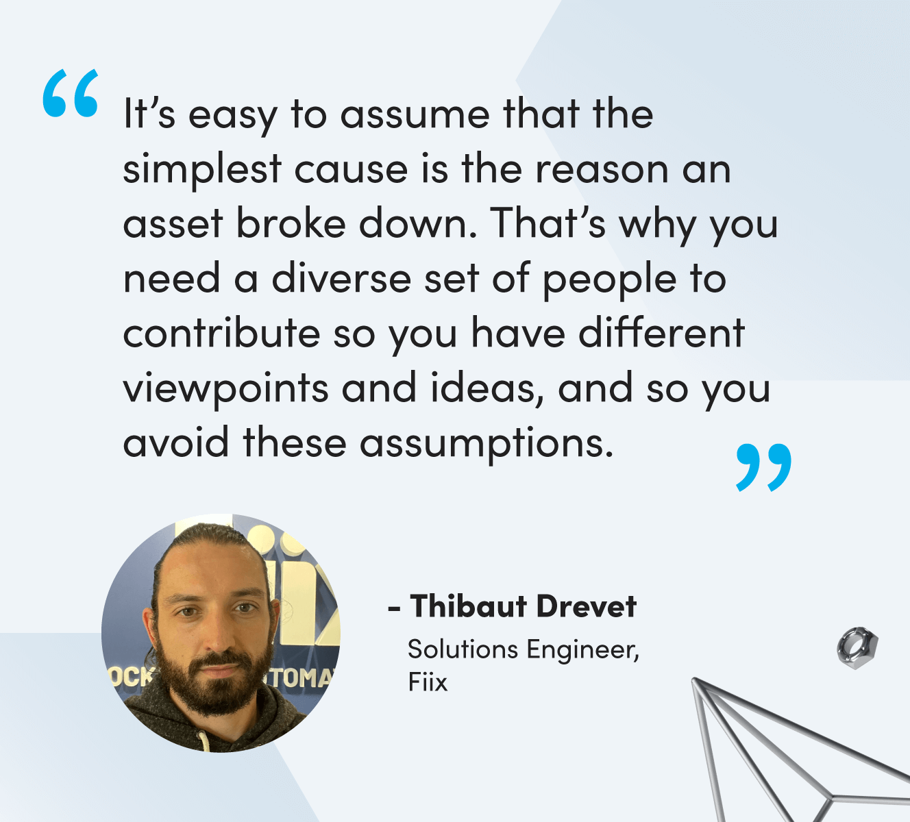 Thibaut Drevet quote