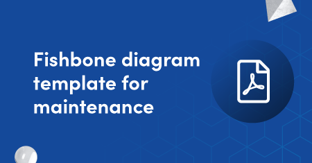 Fishbone diagram template graphic