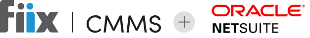 Fiix CMMS + Oracle by NetSuite logo