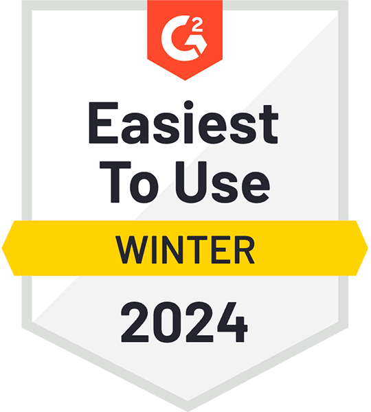 G2 Mid-market easiest to use winter 2025 badge