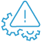 Statistical trend icon