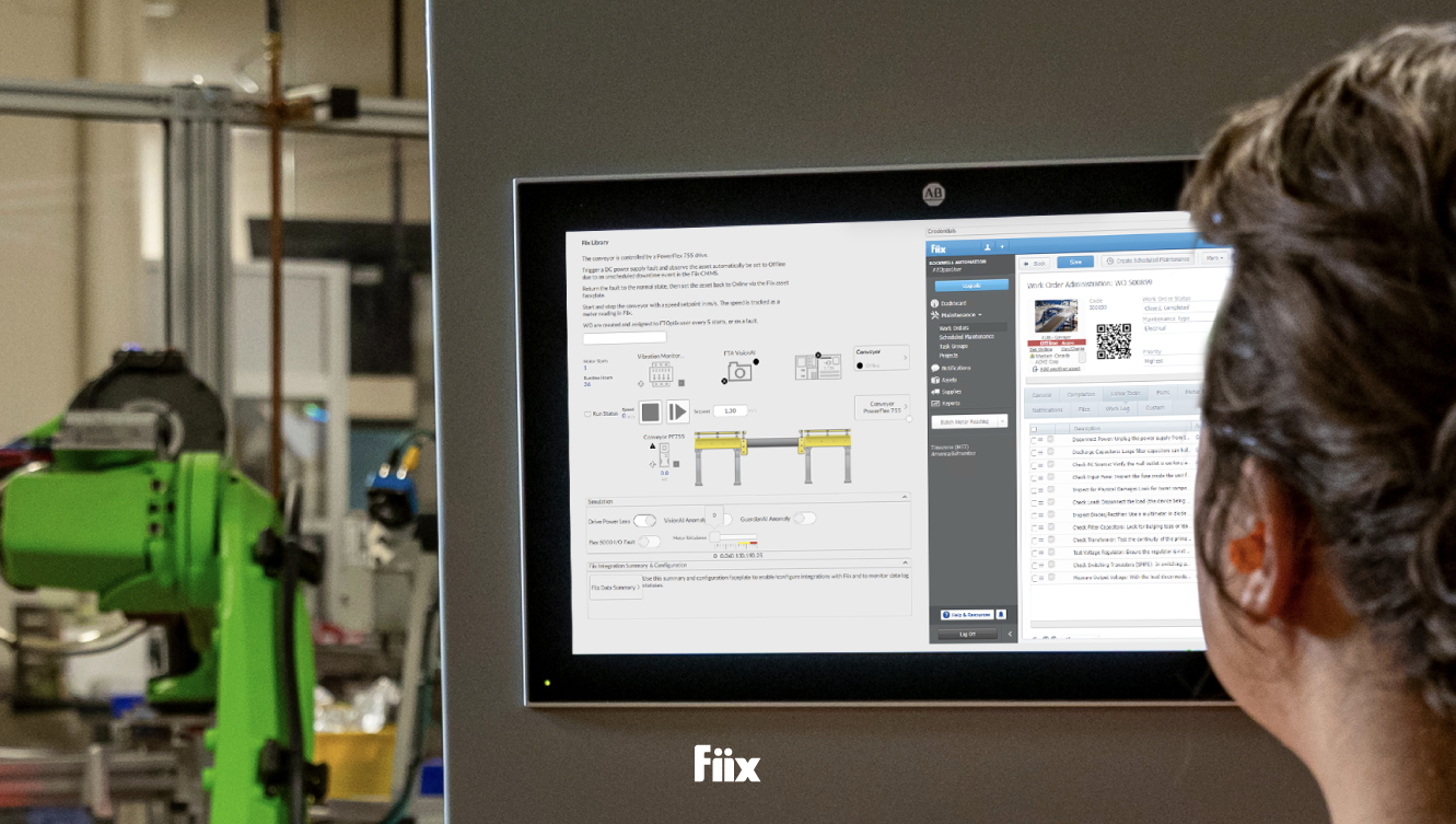 Fiix Optix dashboard